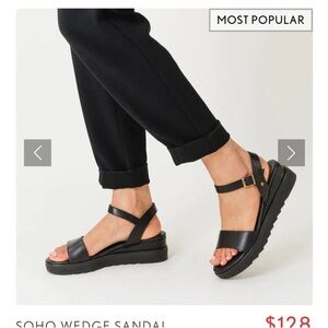 Portland leather wedge size 10